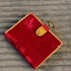 Vintage 70’s Red Velvet Wallet